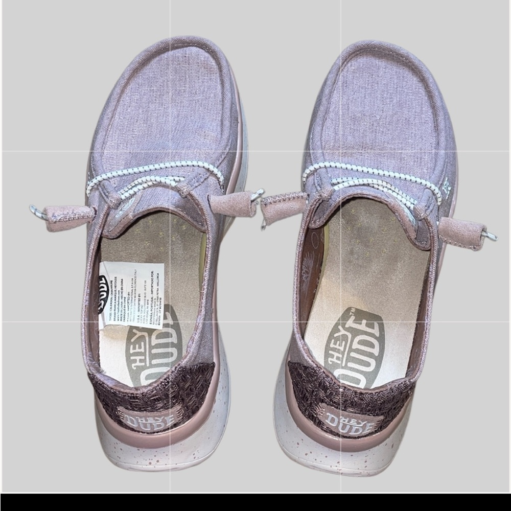 Wendy Peak Chambray Mauve Platform Slip-On Shoes Women Size 6. Worn once! 🫏